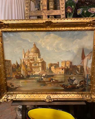Venezia primi ’900, olio su tela Eugenio Bonivento