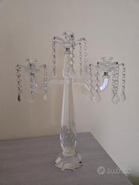 CANDELABRO  IN VETRO 