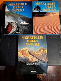 Meraviglie Della Natura 3 libri Rizzoli 1985
