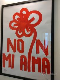 Quadro arte contemporanea. Teti "Non mi ama"