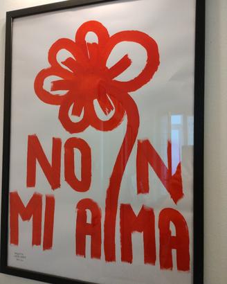 Quadro arte contemporanea. Teti "Non mi ama"