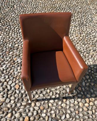 Poltrone similpelle marroni
