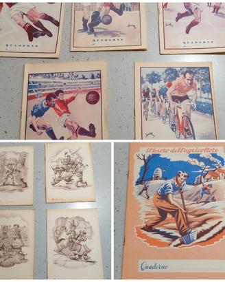 Lotto 10 quaderni vintage anni 50 