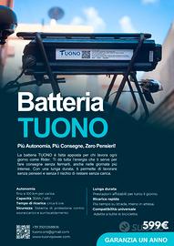 Batteria per bici elettrica TUONO 48V 30AH