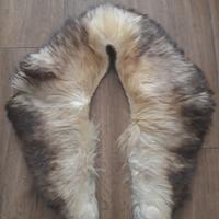 2 colli di vera pelliccia per giubbetti o cappotti