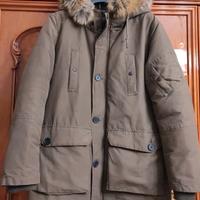 Giubotto con cappuccio tg.M colore verde oliva