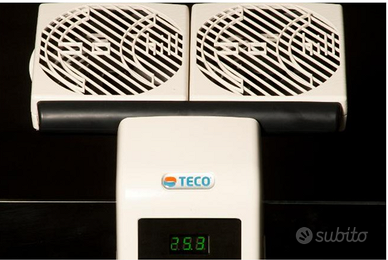 2 Ventole raff  Acquario con due sonde TECO E-CHIL