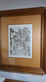 Acquaforte originale Anna Maria Pastorelli (1978)