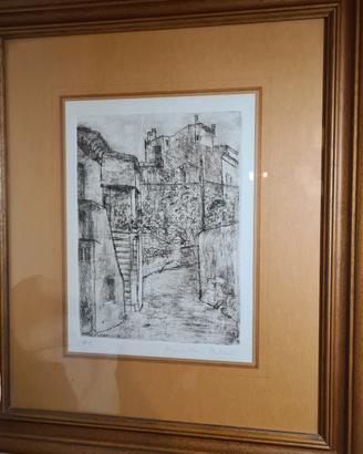 Acquaforte originale Anna Maria Pastorelli (1978)