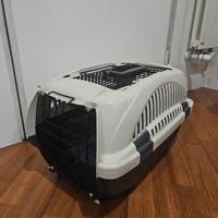 Trasportino rigido per cane/gatto con griglia 