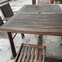 Tavolo e 6 sedie giardino