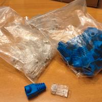 Vorxeon Connettori RJ45 passanti Cat6 Cat5e(30 pz)