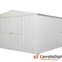 Box prefabbricato in acciaio 360x430cm bianco
