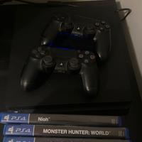 ps4,1tera,2 controller+giochi