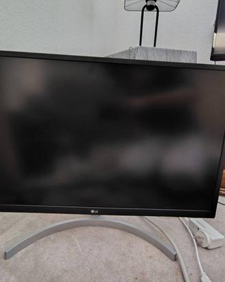 Monitor LG 27UL500-W da 27 pollici, IPS 4K