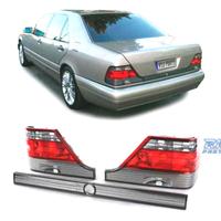 FANALI MERCEDES CLASSE S W140 94-98 ROSSO AFFUMICA