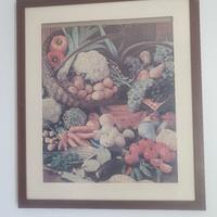 Quadro Puzzle Frutta E Verdura.
Completo di vetro 