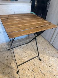 Tavolo pieghevole giardino