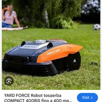 Robot tagliaerba yard force 400 Ris