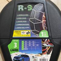 Catene da neve R-9 nuove mai usate