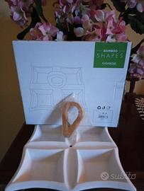 Vassoio Set Aperitivo Snack Ceramica Kasanova 