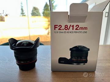 Samyang 12 mm f/2.8 ED AS NCS Fisheye lente Nikon