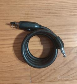 Lucchetto antifurto a cavo flessibile bicicletta