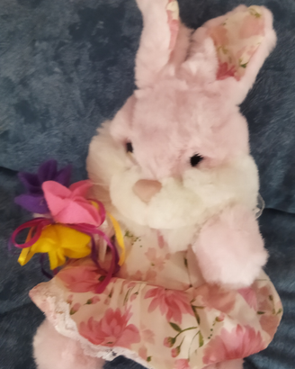 Coniglietta di peluche