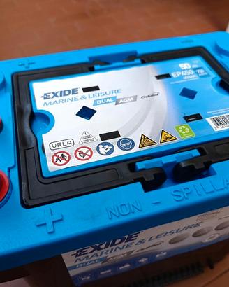 Batteria Exide Dual AGM 12V 50Ah EP450 ORBITAL