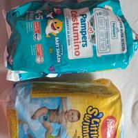 Pannolini per piscina/mare, ciabattine