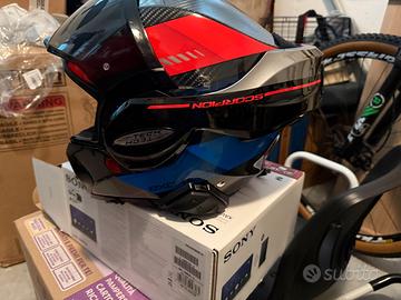 scorpion exo tech carbon con interfono