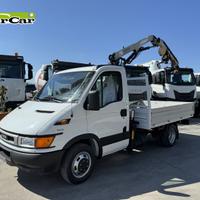 Iveco Daily 35c11 gru pm con verricello cassone