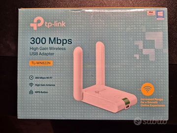 TP- Link TL-WN822N 300 Mbps Adattatore Wi-Fi USB