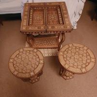 Tavolo da gioco e tavolinetti tradizione Siriana