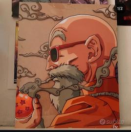 disegno di dragon ball :maestro muten