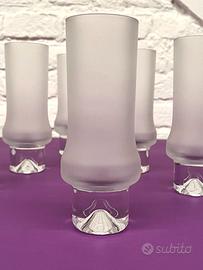 Set bicchieri vintage anni '60