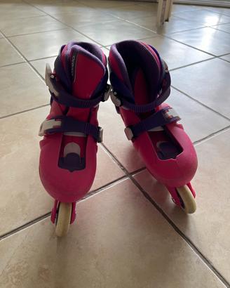 Pattini in linea bambina taglia 30-32