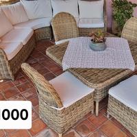 set salotto da giardino