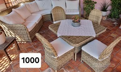 set salotto da giardino