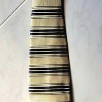 Cravatta Renato Balestra beige e nera