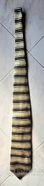 Cravatta Renato Balestra beige e nera