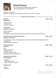 Operaio/metalmeccanico