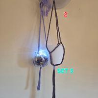 Portapiante sospesi macramè  Arazzo macrame Boho 