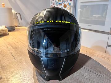 Casco modulare in carbonio