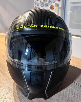Casco modulare in carbonio