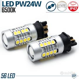 Lampadine LED PW24W CANbus Luce Bianca Potente
