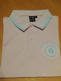 polo uomo rosa manica corta 