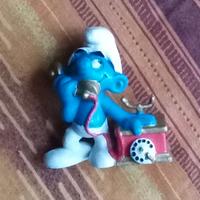 Puffo "I Puffi" con telefono rosso orig. anni '80