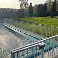 recinzione in ferro per piscina e giardino