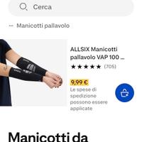 Manicotti da pallavolo NUOVI